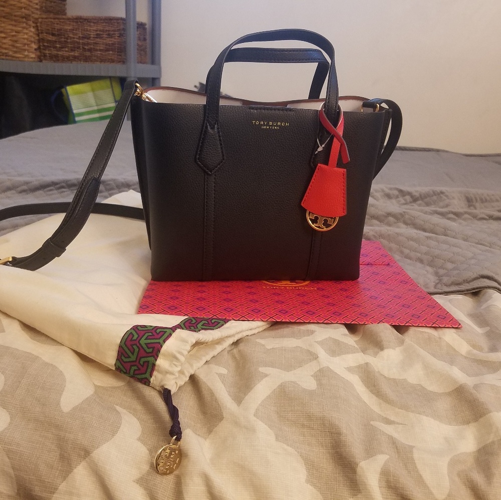 Tory Burch Perry Small Triple Compartment Tote